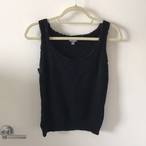 Ann Taylor Black Sweater Tank